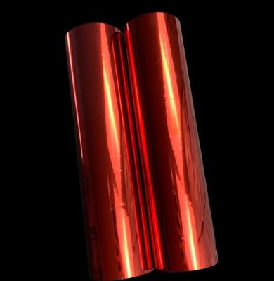 Matte film twee van de rode kleuren gemetalliseerde bopp laminering de behandeling van de kantencorona