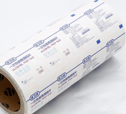 De Gift Verpakkend die Document van het alcohol Prep Stootkussen in Broodje op Automatische Verpakkende Machine wordt gebruikt