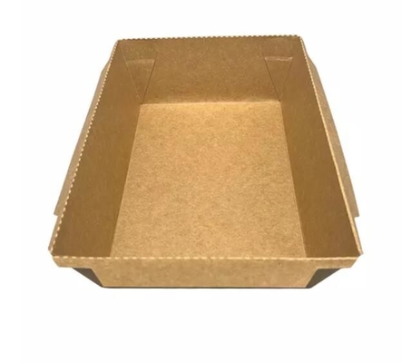 Het Document van kartonkraftpapier Sushivakje het Plastiek voor haalt de Container van Voedselsushi Verpakking weg