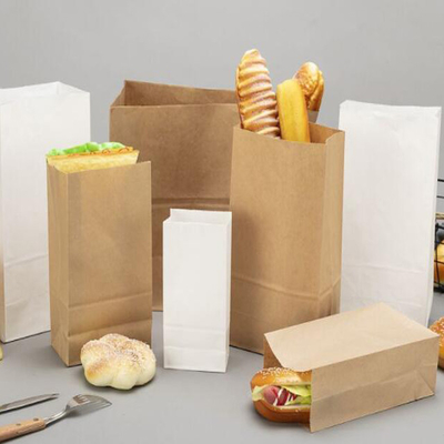 Het aangepaste Voedsel Vetvrije Wit van de Verpakkingscontainer en Kraftpapier-Komkleur