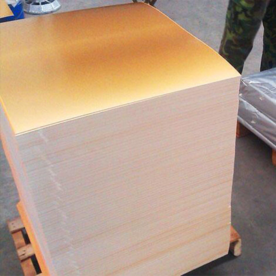 Zilveren en gouden folie papier Voedselverpakkingspapier Aluminiumfolie ondersteund papier