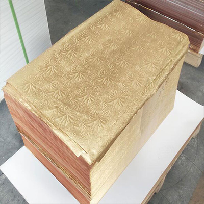 250GSM Art Craft Paperboard 50*70 Cm Spiegelpapier Board Custom Dikte En Grootte Gelamineerd zilver / goud Metalen Papier