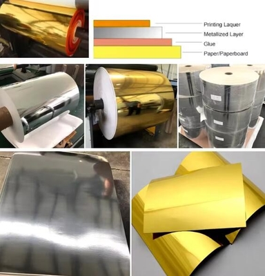 Transfereer metalen holografisch papier / karton voor drukken en verpakken