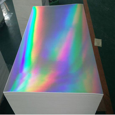 Transfereer metalen holografisch papier / karton voor drukken en verpakken