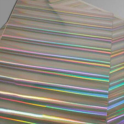 Transfereer metalen holografisch papier / karton voor drukken en verpakken