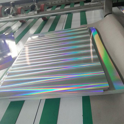 Transfereer metalen holografisch papier / karton voor drukken en verpakken