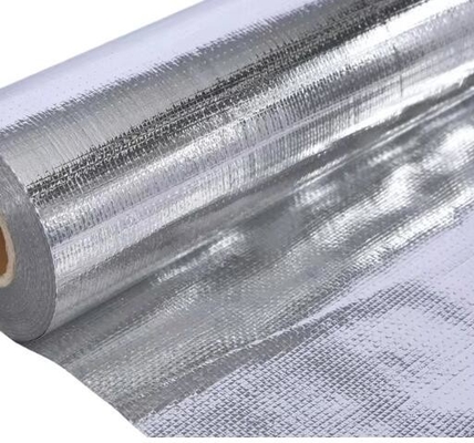 Eenvoudig of dubbel reflecterend geweven weefsel Aluminiumfolie ondersteund Geweven weefsel Warmte-isolatie