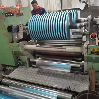 Gepersonaliseerde blauwe en zwarte koper metalen of gealuminiseerde polyesterfilm voor verpakkingen en leidingen