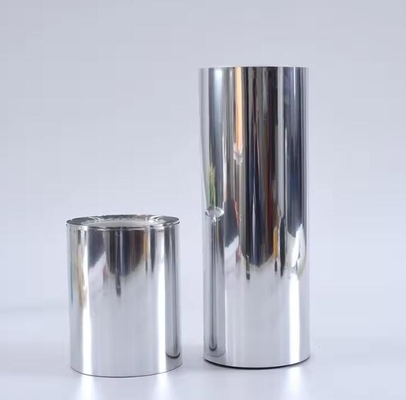 Gepersonaliseerd zilver / kleurVmpet 12 micron AL PET laminatiefilmrol voor slangemballage