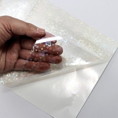 Plain Glass Broken Color Laser Cold Lamination Film For Photo Album, hartvormige koude lamineerfilm