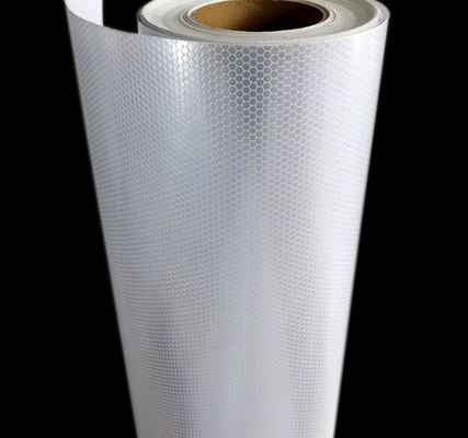 Honeycomb naadloze foto advertentie graad verkeersborden letters kleefstof reflecterende film