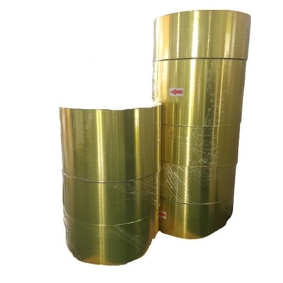 Glanzende polyester-goudgealuminiseerde film, PET-goudfilm voor kunstwerk en gelamineerd papier