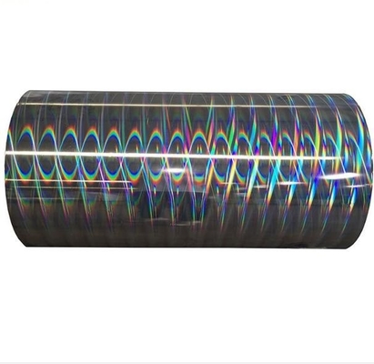 Kleur rood gemetalliseerde Mylar film, zilver goud gemetalliseerde pet film 12mic voor laminaat in papier en doos voering