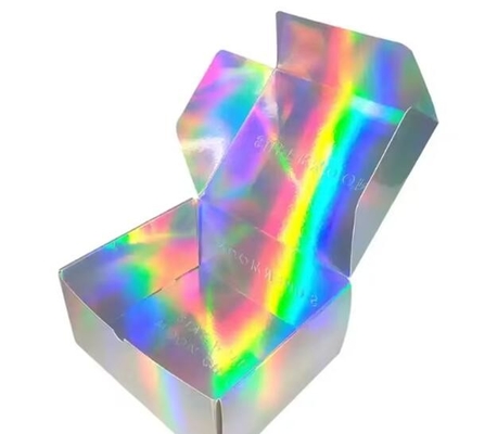 Metalliseerde regenboog holografische papierplaat / rol voor UV-printing en verpakkingspapier