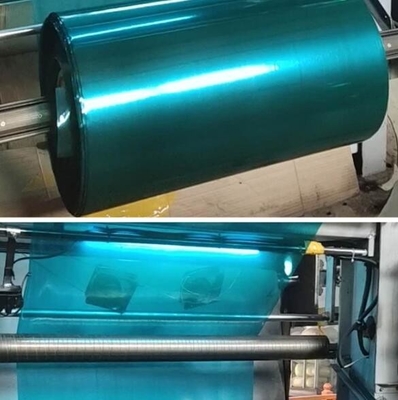 Printing Transparent Candy Wrapping PVC Twist Film With Rainbow Iridescent Colors Voor snoepverpakkingswrapper