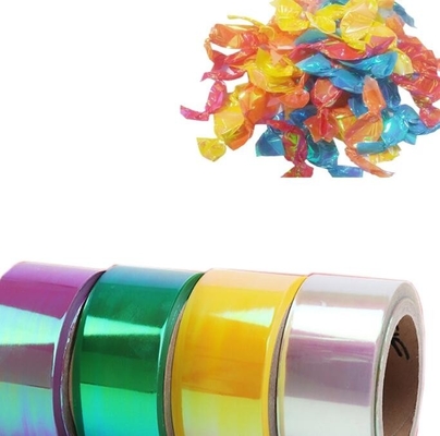 Groothandel Regenboogfilm Natuurlijk PVC Candy Twist Sequin Film Voor Verpakking En Decoratie