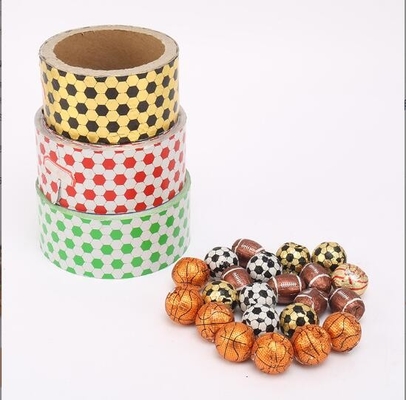 Door te rollen en af te drukken 12mic 15mic aluminium folie voor chocolade en snoep pakket