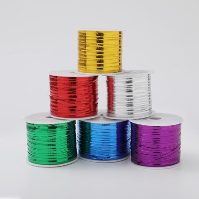Bloemenband draad, voedsel verpakking stropdas rol, kleurrijke cadeau verzegel touw 300,400 meter goud en zilver stropdas