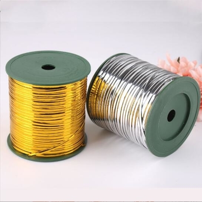 Groothandel 6-15 cm Gouden en zilveren kabelbanden, brood voedsel cadeau gekleurde kabelbanden, verzegelbare twist-band touwen