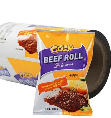 Persoonlijke afdruk 110mic.100mic pet+al+pe film op rol voor Food Packaging Bag