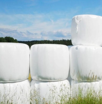 PE-plastic zwart-wit-groen silagefolie voor landbouwrol- en vierkantbaler