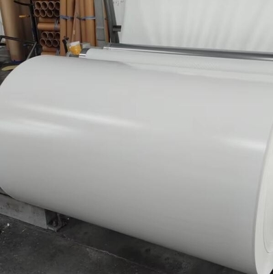 Wit Vaste kleur Wit PU-foliepapier voor de achterkant van multiplex en MDF-platen Decoratief papier voor meubels