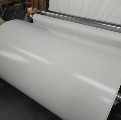 Wit Vaste kleur Wit PU-foliepapier voor de achterkant van multiplex en MDF-platen Decoratief papier voor meubels