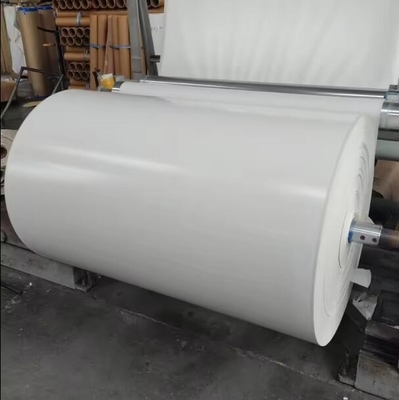 Wit Vaste kleur Wit PU-foliepapier voor de achterkant van multiplex en MDF-platen Decoratief papier voor meubels