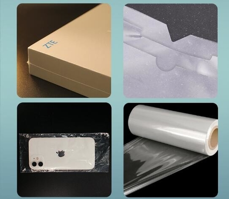 Lage temperatuur zachte Pof warmte krimpfilm, Pof gevouwen thermoplastische warmte krimpverpakkingsfilm