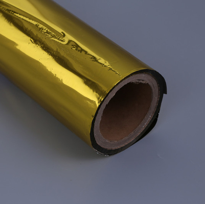 Goud gekleurde 12mic PET-film gealuminiseerd hoogtemperatuurbestendig