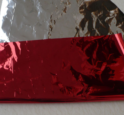 Goud gemetalliseerde film Rode kleur gemetalliseerde thermische lamineerfilm voor huisdieren