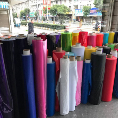 PVC zachte lijm Doorzichtige film Gekleurde PVC Gefrostte kleur Glanzende lijm PVC-film