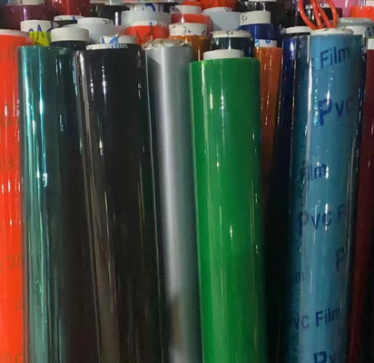 PVC zachte lijm Doorzichtige film Gekleurde PVC Gefrostte kleur Glanzende lijm PVC-film