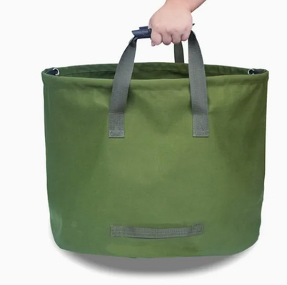Tuingrasbladtuin Afvalzak Reinig Tarp Container Tote Tuinbouw vuilnis Herbruikbare zware doek Stoffen verzamelzak