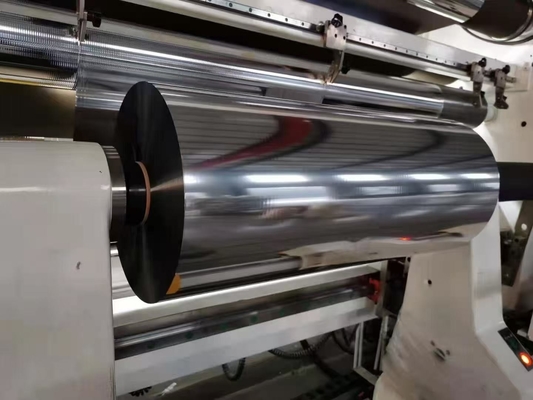 PET gealuminiseerde film vacuüm gealuminiseerde cpp film matte film licht aluminium dubbele corona 12um