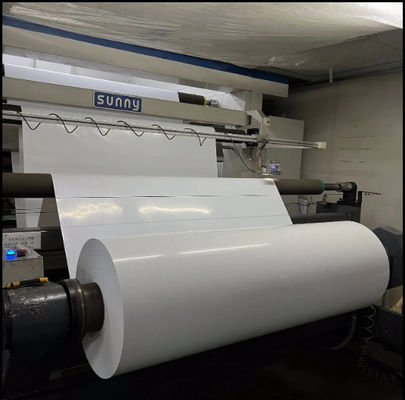 Primerafwerking Matt White Pet Film voor elektronische kleeflabels