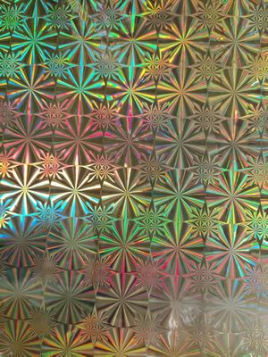 Holografische film voor huisdieren, afdrukbaar, printprimair, coating, reflectieve film, thermische lamineerfilm
