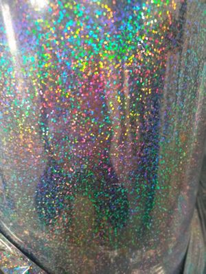 12mic PET/17mic bopp holografische gemetalliseerde basiskleding
