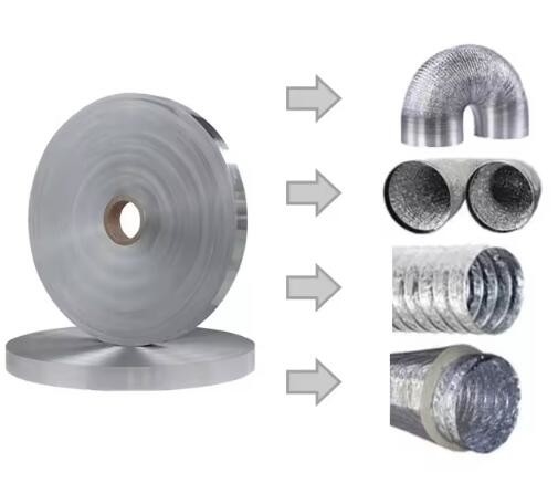 Gepersonaliseerde blauwe en zwarte koper metalen of gealuminiseerde polyesterfilm voor verpakkingen en leidingen