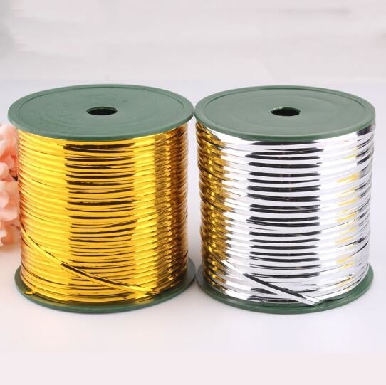 Groothandel 6-15 cm Gouden en zilveren kabelbanden, brood voedsel cadeau gekleurde kabelbanden, verzegelbare twist-band touwen