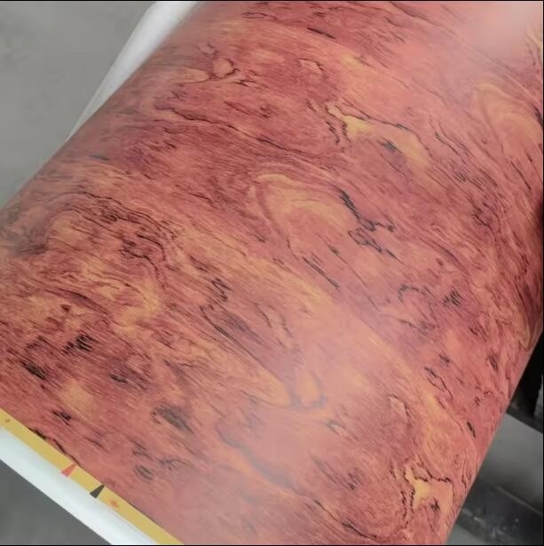 Pu Geverfd Glanzend Houtgraan Gelamineerd Papier voor MDF-platen Meubelversiering